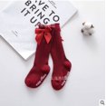 thumbnail image 2 of Mialoley Girls' Skin Friendly Stockings Monochrome Bow Decoration Stylish Socks, 2 of 3