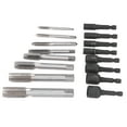 thumbnail image 2 of 1/4in Hex Shank Tap Socket, Machine Tap Socket Set Alloy Steel + HSS Lengthened  For Pneumatic Air Screwdriver, 2 of 8