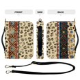 thumbnail image 5 of FOR U DESIGNS Aztec Tribal Bible Cases for Girls Kids Leopard Print Leather Bible Cover Size X-Large with Handle Personalized Book Organizer Bag Aesthetic Bible Study Tote Bag, 5 of 7