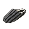 thumbnail image 2 of KEVCHE Stripe Fluffy Slippers for Women, Chic Fashion Casual Cute House Shoes, Comfortable Indoor Outdoor Vacation Bathroom Footwear with Soft Sole, Lightweight Non-Slip Home Slippers for Daily, 2 of 7