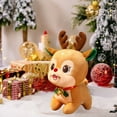 thumbnail image 5 of Luoshdecor Christmas Stuffed Plush Throw Pillow,6.3 in Cute Elk Toys Decorations,Soft Christmas Cotton Winter Plushies Gifts for Holiday Xmas Room Decor, 5 of 6
