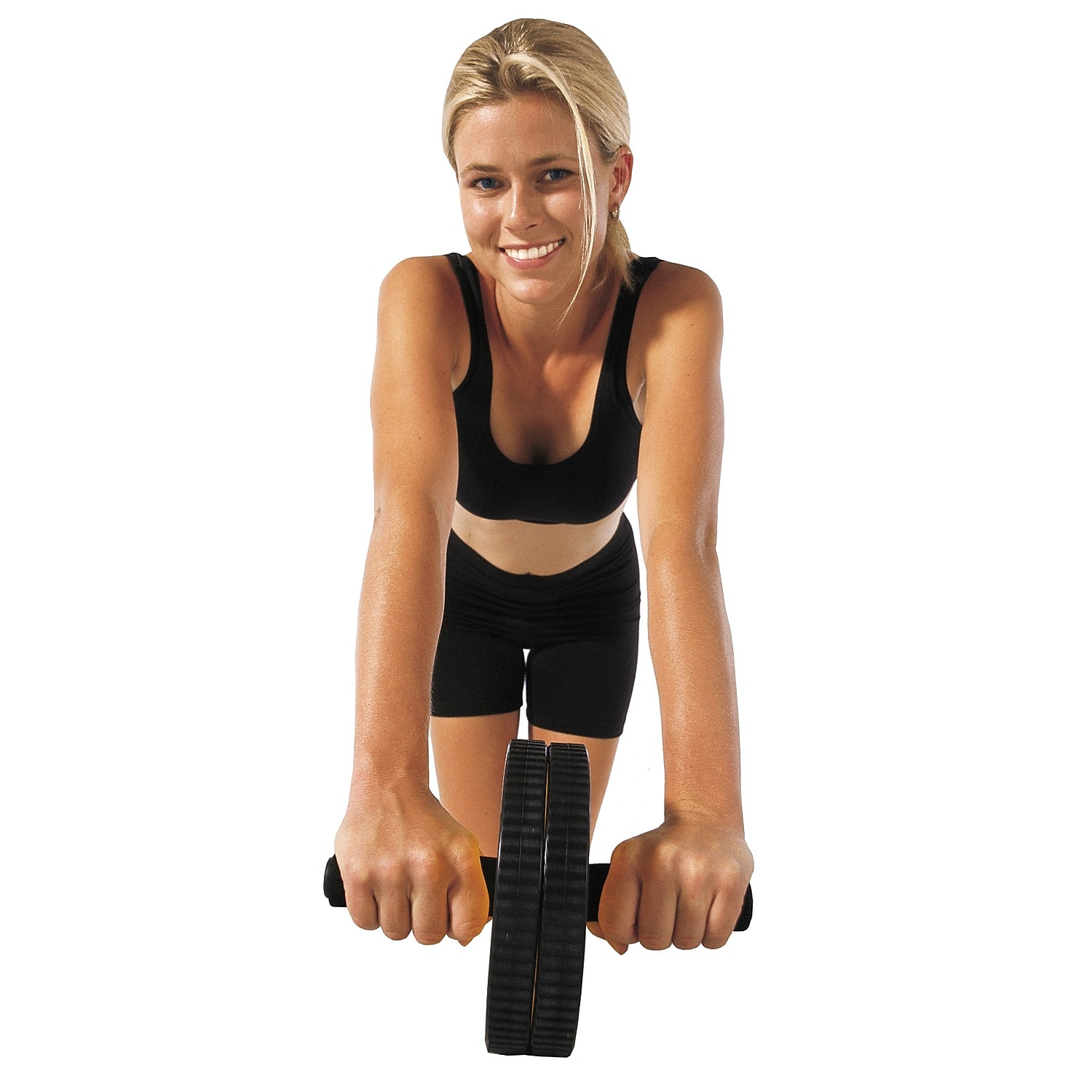 GoFit Dual Exercise Ab Wheel- Roller with Handles - image 4 of 5