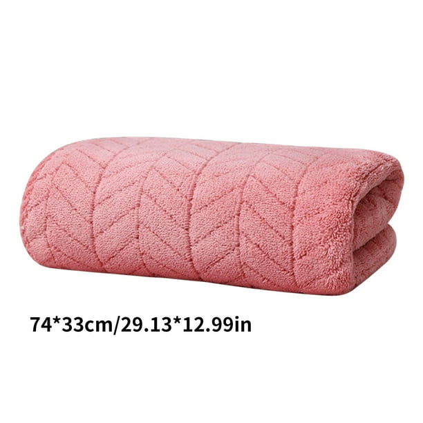 Toalla de baño de microfibra para adultos, altamente absorbente, de secado rápido, para el cabello, suave, que no suelta pelusa, para usar en la ducha, la playa y el baño.