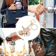 thumbnail image 5 of CIMAXIC Fashionable Ocean Series Key Ring Exquisite Key Holder Stylish Keychain,4.57"X2.36"X0.59", 5 of 5