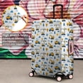 thumbnail image 4 of Cartoon Construction Vehicles Cranes Luggage Cover Fashion Suitcase Cover Baggage Covers Fit 25-28 Inch Luggage (Go Travel), 4 of 5