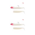 thumbnail image 4 of sweethay 12g 25g cabeza de plomo suave Minnow Señuelos de Pesca Wobblers de silicona Head cebos artificiales manivela anzuelo pesca sábalo Type7 NO7, 4 of 6