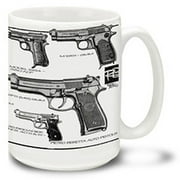 Cuppa 15-Ounce Coffee Mug with Berettas