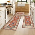 thumbnail image 6 of Ileading Boho Kitchen Rug Sets 3 Piece Runner Bohemian Mats Non Skid Washable Kitchen Floor Mat Runner, 6 of 15