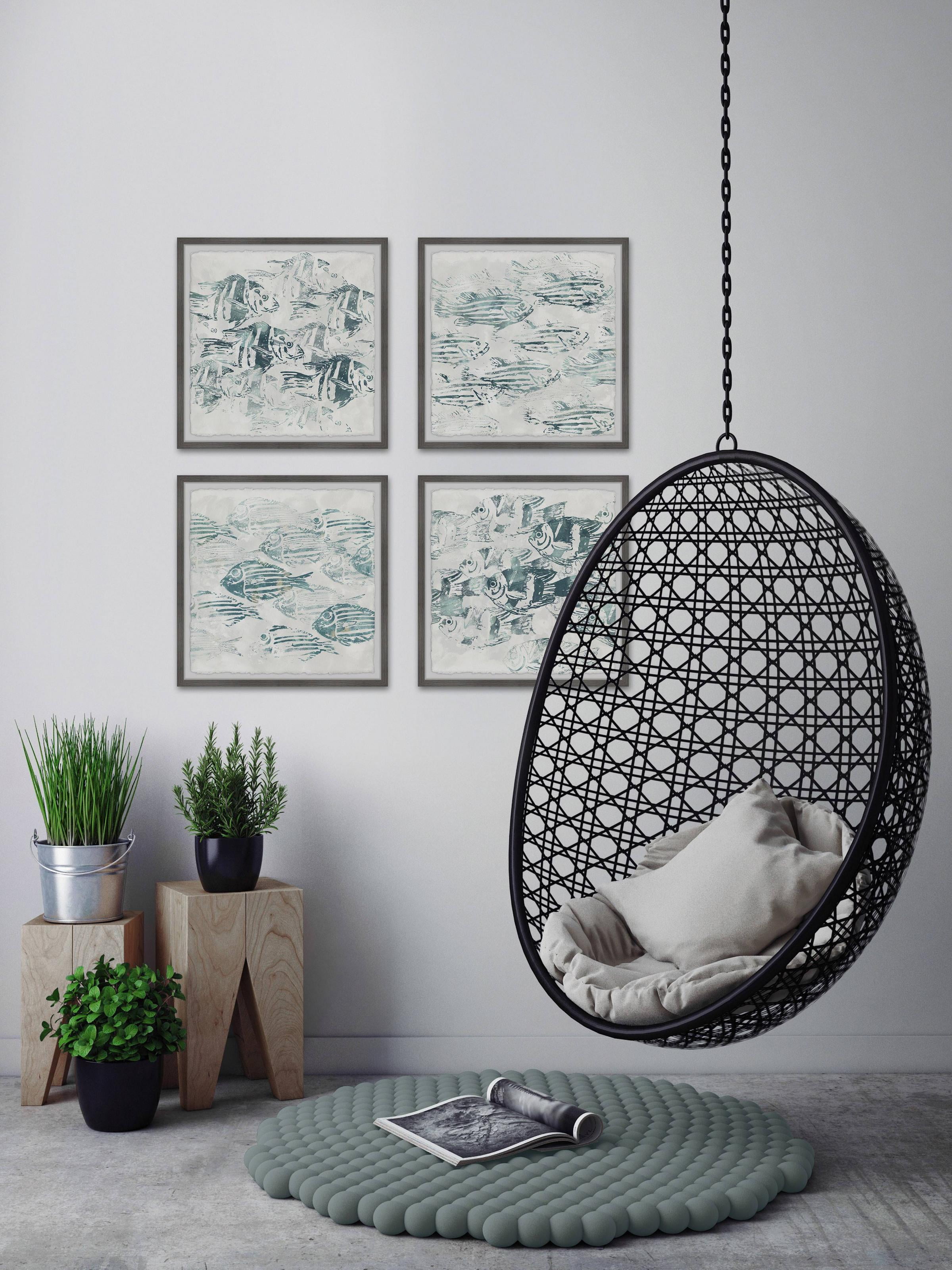 Marmont Hill Sealife Batik X Quadriptych