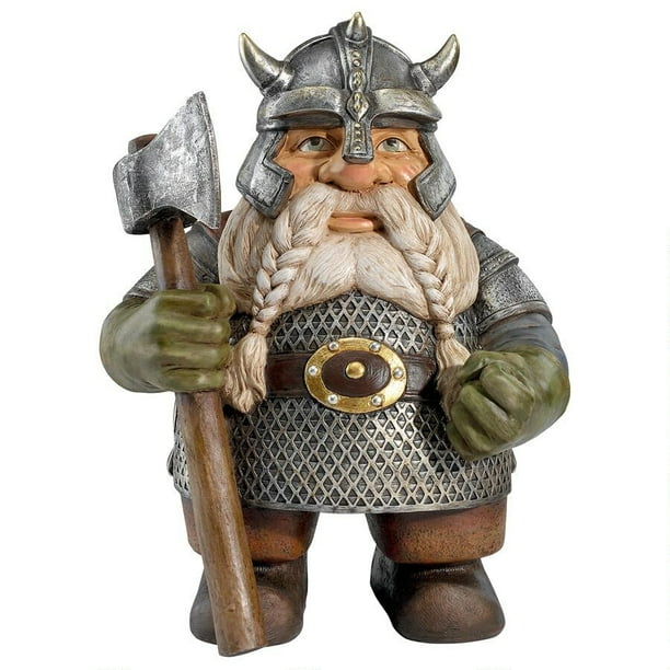 design toscano viking victor norse dwarf gnome statue