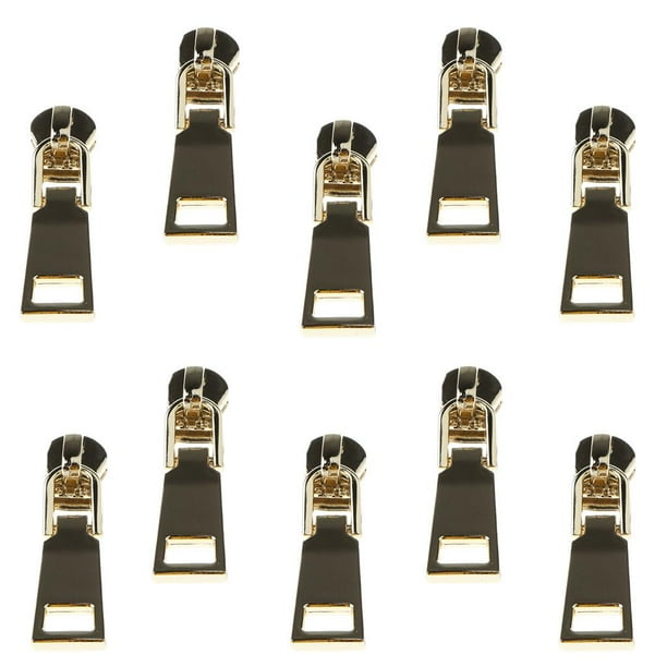 Deslizadores de Cremallera Perfecl #5 Metal de Repuesto 10 Piezas