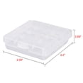 thumbnail image 4 of Uxcell AAA/AA Soporte para Baterías de 4 Celdas, Caja de Almacenamiento de Baterías Portátil, Contenedor Protector Transparente, 4 of 5