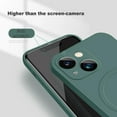 thumbnail image 4 of Magnetic Series Designed for iPhone Case,[Compatible with MagSafe][Military Drop&Camera Lens Protection],Liquid Silicone Soft Microfiber Lining Shockproof Cover (Khaki,iPhone 14), 4 of 7
