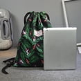 thumbnail image 2 of Bolsa Con Cordón Sport Gym Sackpack Impermeable Ajustable Leaf Printed Bouquet Pocket Scienceny AP007925-02, 2 of 6