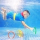 thumbnail image 5 of 8 Pieces Dive Toys Set for Pool Training, Includes Diving Rings and Throwing Bands for Kids and Adults, 5 of 5