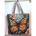 thumbnail image 1 of Bolso de tela de seda dorada, bolso de hombro de moda de comercio exterior, bolso de mujer, lindo bolso de compras, bolso de lona artístico, 1 of 6