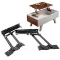 thumbnail image 2 of Garosa 2PCS Practical Lift Up Coffee Table Mechanism Hardware Top Lifting Frame Furniture, Hydraulic Hinge, Top Lifting Frame, 2 of 6