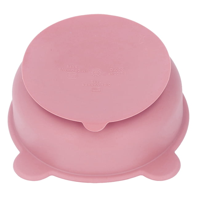 Tazón De Silicona Para Niños, Resistente A Altas Y Bajas Temperaturas, Autoalimentación, Diseño Apto Para Niños, Tazón Para Bebé, Grado Alimenticio, Oso De Dibujos Animados