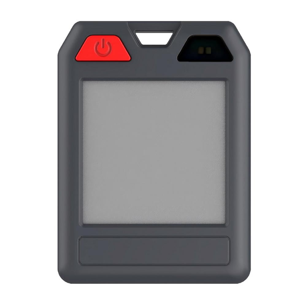 E-ink Screen Smart anti-loss Device, E-ink Display Finder with Loud, Keys Wallet Pet Collar, Nan, Black, 1.54 in