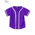thumbnail image 3 of Ma Croix Kids Baseball Button Down Jersey Youth Active Athletic Uniform, 3 of 4