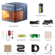 Laser Engraver Machine with Rotary Roller Air Pump Purifier Camera for Wood Engraving PORTWORLD