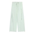 thumbnail image 4 of WILLBEST Pantalones Cargo Casuales para Mujer, de Cintura Alta, Holgados, de Trabajo, con Bolsillos, para Uso Diario. Chica, 4 of 5