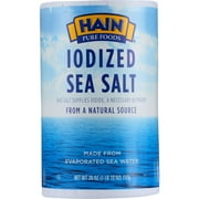 Hain Pure Foods Iodized Sea Salt, 26 oz.