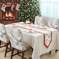 thumbnail image 4 of Christmas Ball Chair Covers Set of 8 Shinny Stars Modern Art Decoration Chair Back Covers Stretch Removable Washable Slipcovers Protector for Dining Room Kitchen Party Decor, 4 of 5