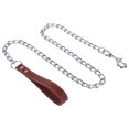 thumbnail image 1 of Dog Chain Leash Metal Chew Proof Pet Leash Dog Training Leash with Padded Handle, 1 of 10