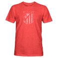 thumbnail image 2 of Men's-1863FC  Red Atletico de Madrid Vintage Tri-Blend Short Sleeve T-Shirt, 2 of 3
