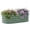 Green(3.4'x2'x1'), variant on Galvanized Raised Garden Bed Kit, Outdoor Metal Elevated Planter Box with Safety Edging, Easy DIY Stock Tank for Growing Flowers, Herbs & Vegetables, Dark Gray 4.9'x2'x1'