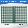 thumbnail image 4 of Uxcell 4Pcs Breadboard Solderable 70mm x 50mm Green Circuit PCB Board Double Sided Tin-Plated PCB Prototype Board for Electronics Prototyping, DIY Circuits Projects, 4 of 7