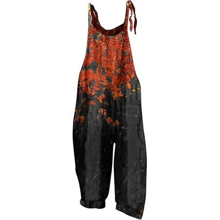 

CebDs Wide Leg Jumpsuits for Women Womens Casual Summer Overalls Cotton Linen Shorts Rompers Jumpsuits