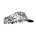 thumbnail image 2 of Xecao Hand Drawn Snake for Adult Sun Cap offers versatile sun protection with adjustable Velcro for a secure fit., 2 of 8