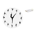thumbnail image 1 of Reloj De Pared Con Diseño De Bailarina, Silencioso, Decorativo Para Cocina, Oficina, Hogar, Almacenamiento De Joyas, Bandeja De Tocador Rectangular Nórdica, Organizador De Encimera, Comedor Y, 1 of 8