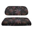 thumbnail image 2 of Pzuqiu Colorful Sketch Palm Tree Golf Cart Seat Cover Set - Breathable, Stretch-Fit 2-Piece Protector for 2-Seater Carts | All-Weather, 2 of 10