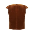 thumbnail image 2 of YEAHDOR Kids Boys Medieval Renaissance Velvet Halloween Carnival Masquerade Party Performance Waistcoat Brown 8, 2 of 7