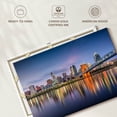 thumbnail image 6 of Elephant Stock Cincinnati City Skyline Wall Art - Horizontal Canvas Wall Art - Living Room Wall Decor - Places Canvas - Gray And Blue Decor - 12" x 8", 6 of 8