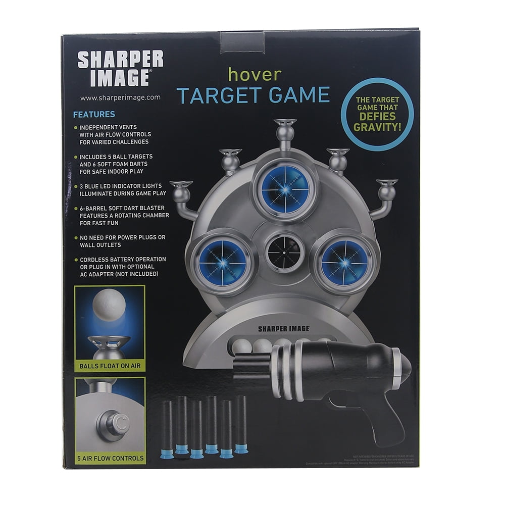 sharper image hover ball target game