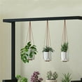 thumbnail image 5 of 3-Tier Heavy Duty Hanging Plant Stand Metal Flower Pot Display Rack Garden Home Decor Shelf, 5 of 8
