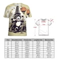 thumbnail image 2 of Funny Cute Panda Women's Short Sleeve Tops Casual Blouses T Shirt, 2 of 6