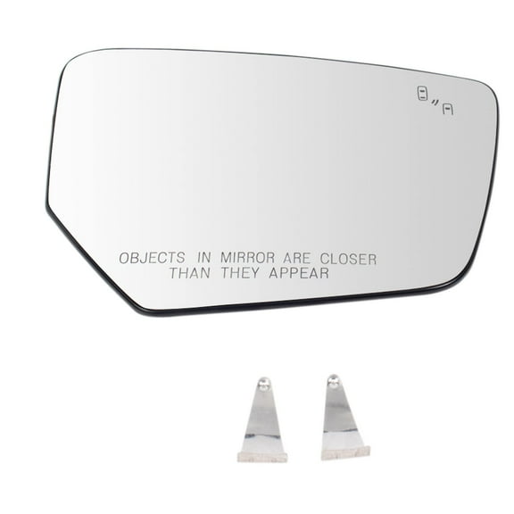 TRQ Exterior Mirror Glass Assembly Heated RH Passenger Side for 14-15 Impala MGA04239