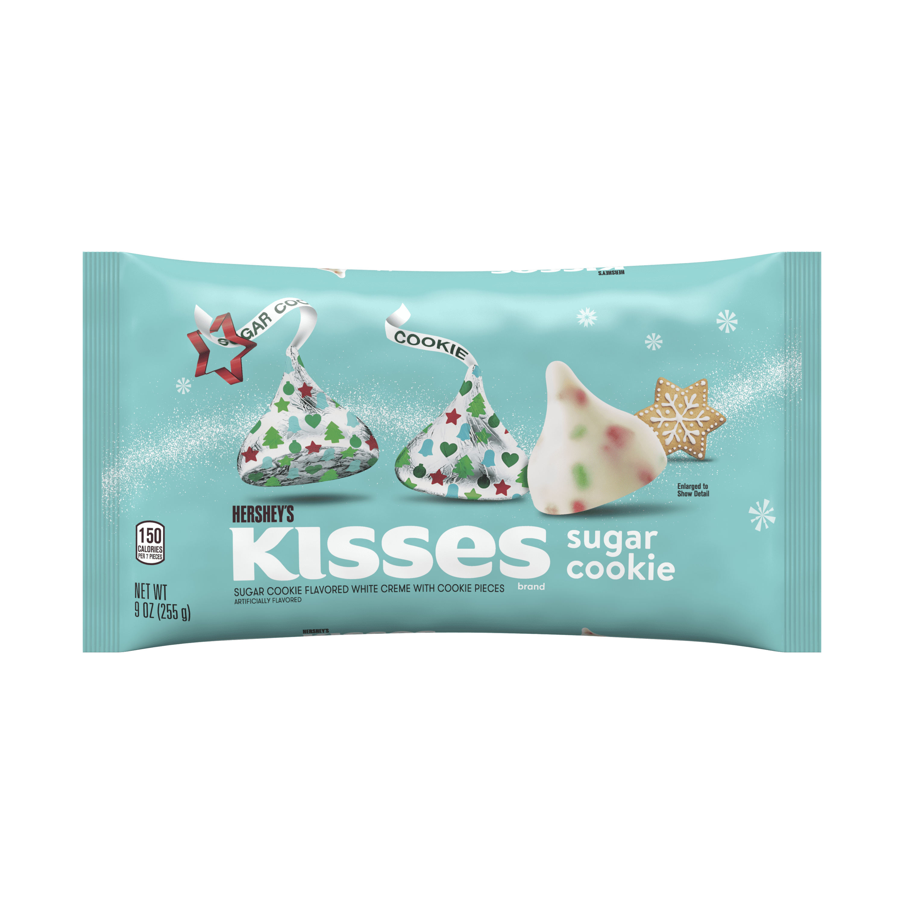 Hershey's Kisses, Sugar Cookie Flavored White Crème Candy, Holiday