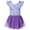 Flower Purple, variant on Ballet Leotard for Girls Toddler Dance Dress Outfit with Skirt Ruffle Sleeve 3-8Y