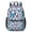 Black, variant on 17 Inch Lightweight Backpack,PVC Waterproof Oxford Fabric, Ergonomically Designed, with Large Capacity, Monarch Butterfly Aesthetic