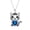 Blue, variant on Mother's Day Gifts for Women, Sterling Silver Cat Necklace Cute Kitten Necklace Lovely Animal Jewelry Gifts for Mother Daughter Niece Girlfriend