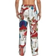 thumbnail image 3 of Goofa Colorful Mushrooms (2) Printed Soft Pajama Pants for Men, Wide Leg Comfy Casual Lounge Yoga Pants-Medium, 3 of 9