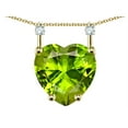 thumbnail image 2 of Star K� Heart Shape 8mm Genuine Peridot Stackable Mothers Pendant, 2 of 9