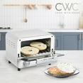 thumbnail image 5 of Mini Toaster Oven: 600W Power, Precision Timer, Auto Shutoff, and Culinary Delights Up To 450 Degrees, Cream, 5 of 14