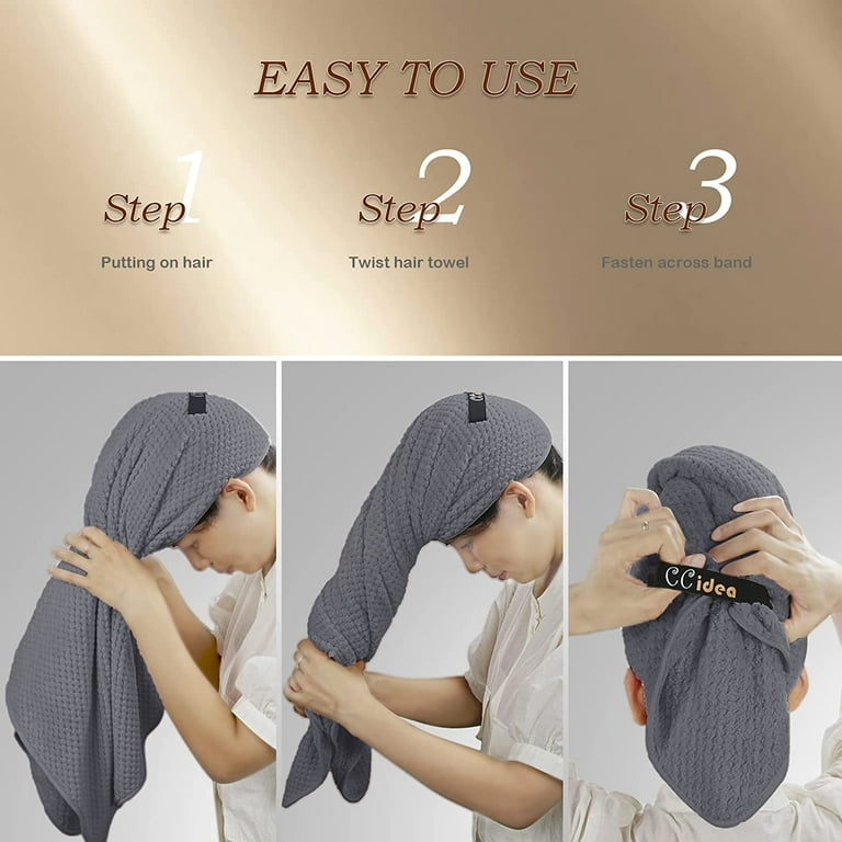 Large microfiber hair towel shop